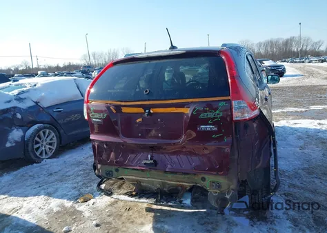 2014 Honda Cr-V Ex-L z USA, uszkodzony, nr VIN 5J6RM4H7XEL077169